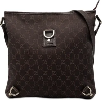 Gucci Pre-owned Gucci GG Denim Abbey D Ring Crossbody Unisex PJG7EOEOLNEYDPBG