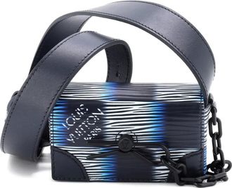 Louis Vuitton Micro Steamer Bag Damier Rush Epi XL Leather crossbody bag - Blu