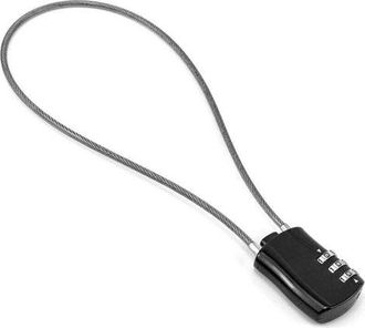 OEM Candado De Cable Retr&aacute;ctil, Candado De Combinaci&oacute;n Digital Con Cable De 41 Cm Para Motocicleta, Bicicleta, Tabla De Snowboard, Esqu&iacute;s, Maletas, Color 