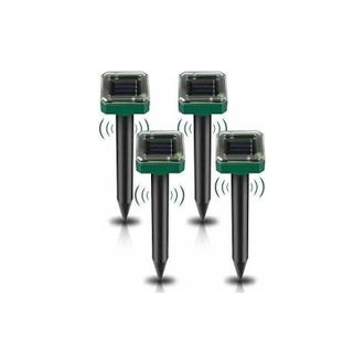 OEM Juego De 4 Repelentes Solares Ultras&oacute;nicos, Repelentes Solares Para Topos Y Ratones Para Uso Exterior En Jardines, Para Repeler Topos, Topillos, Ardil