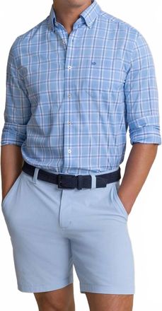 Southern Tide South Beach Coastal Breeze Shirt In Ocean Channel
