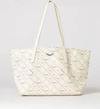 Zadig&Voltaire Borsa Z Shopper Monogram in cotone spalmato