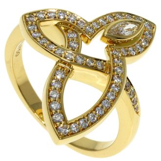 Harry Winston Yellow Gold (18K) Band Ring (Pre-Owned)