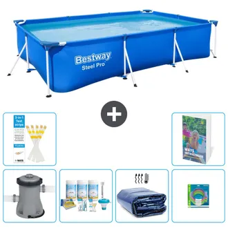 Bestway Piscina Bestway Steel Pro Rectangular - 300x201x66 Cm - 7-piezas S282
