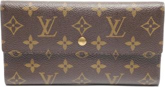 Louis Vuitton 2003 Porte Tresor monogram wallet - Bruin