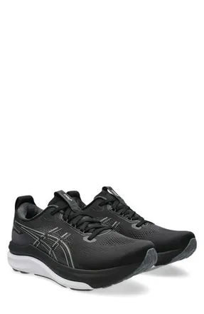 Asics GEL-KAYANO 33 Running Shoe in Black/white at Nordstrom, Size 10.5