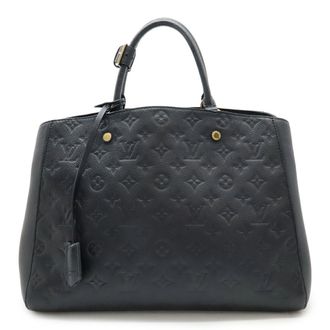 Louis Vuitton Monogram Empreinte Noir Monogram Empreinte Handbag Tote Bag (Pre-Owned)