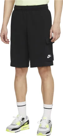 Nike Embroidered Logo Big Pocket Cargo Sports Shorts Black DD7015-010
