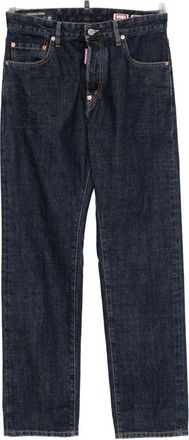 Dsquared2 Dark Indigo Straight-Leg Denim Jeans