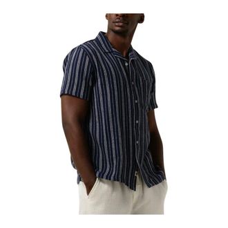 Anerkjendt Heren, Overhemden, Blauw, Maat: S
