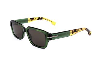 HUGO BOSS Mens 53mm Green Havana Sunglasses BOSS1596-S-XGW-53