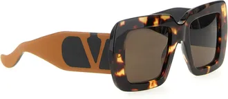 Valentino Garavani Oversized Tortoiseshell Sunglasses - Tortoiseshell