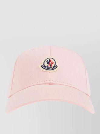 Moncler baseball hat curved brim structured crown