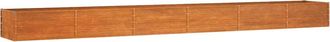 vidaXL Arriate Oxidado De Acero Corten 600x80x45 Cm Vidaxl