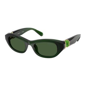Swarovski Sunglasses, female, Green, Size: 50 MM Stylish Sunglasses with Colorful Lenses