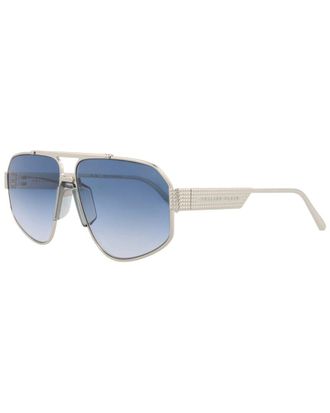 Philipp Plein Mens Spp106m 63Mm Polarized Sunglasses