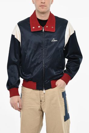 Dsquared2 Felpa Con Zip Color Block Con Logo Ricamato Dsquared2