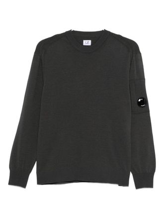 C.P. Company C.P.comPany Logo Woll Crewneck -Pullover