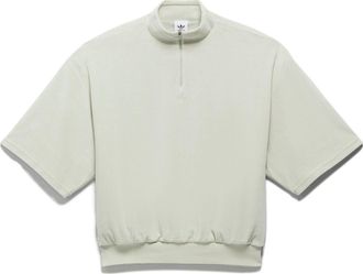 adidas Basketball Velour 1/2 Zip Sweatshirt IA1989