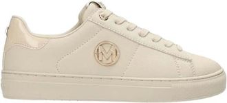 Mexx Schoenen, Dames, Beige, 36 EU, Leer, Crista Love Sneakers