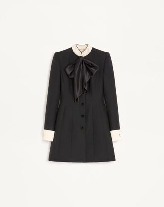 Valentino Crepe Couture Short Dress Wo