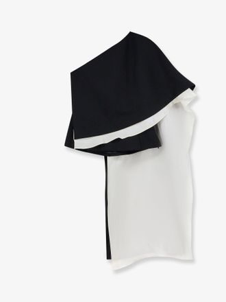 R&oacute;he Top in misto lana con inserti in seta - ROHE - gender_Woman
