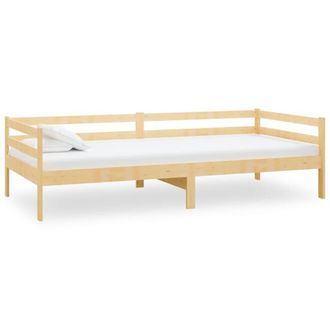 Berkfield Home Day Bed Solid Pinewood 90x200 cm in Light Brown