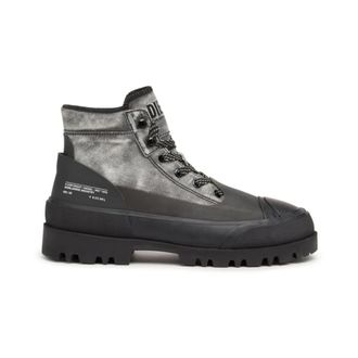 Diesel D-Hiko BT X - male - Diesel - Lace-up Boots - Gray - 9 UK - Shoes