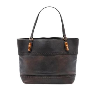 Gucci Pre-owned Tote Bags, female, Brown, Size: ONE SIZE Pre-owned Crafty Tote Bag