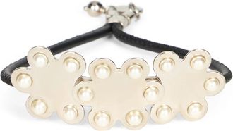 Red Valentino Modern Metal Bracelet - Dames - Armbanden - Grijs - ONE Size - Leer - Accessoires