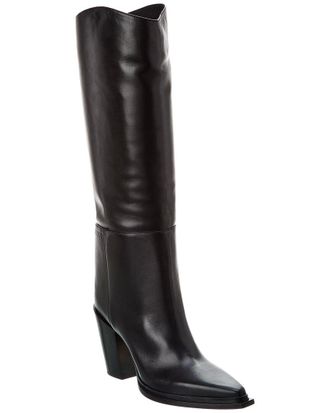 Jimmy Choo London Cece 80 Leather Knee-High Boot