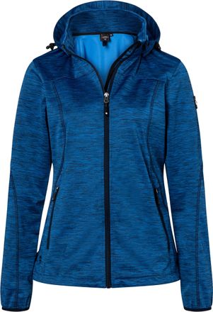 Deproc Softshelljacke DEPROC ACTIVE SISTERS PEAK, Damen, Gr. 36/38 (M), blau (navy), 96% Polyester; 4% Elasthan, k&ouml;rpernah, gerader Abschluss mit Gummizug, J