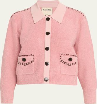 L'agence Poetry Stitch Boucle Cardigan