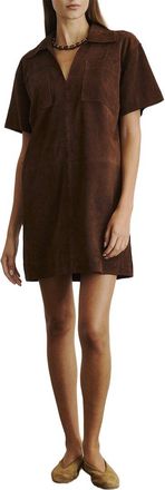 Tanya Taylor Tabby Leather Dress