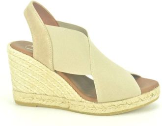 Viguera Schoenen, Dames, Beige, 39 EU, Beige Sand Elastic hoge Spie