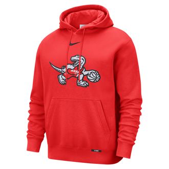 Nike Toronto Raptors City Edition Nike Mens Club Hoodie in Red | HQ9137-673