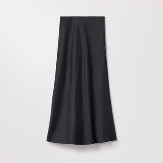 Asket The Slip Skirt Black