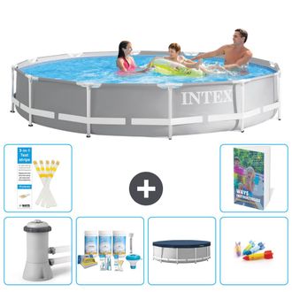 Intex Piscina Prism Frame Redonda - 366x76 Cm - 7-piezas S200