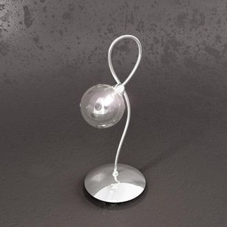 Top-Light Top-light - Lampada Scrivania Contemporanea Super Ball Metallo Cromo Vetro Pirex 1 Luce G9