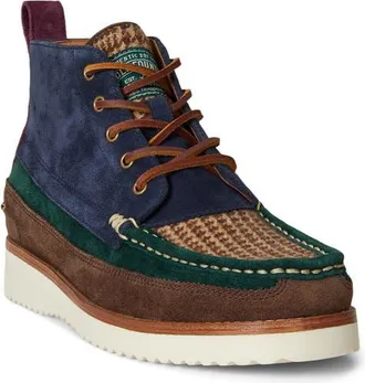 Polo Ralph Lauren Ranger Work Boot in Tweed Color Block at Nordstrom, Size 11.5