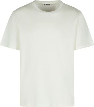 Jil Sander White Cotton T-Shirt