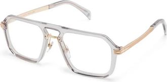 Eyewear by David Beckham FT3 Optisch Montuur - Heren - Brillen - Grijs - 54 MM - Accessoires