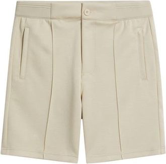 Bugatchi Soft Touch Pintuck Shorts in Almond at Nordstrom, Size X-Large