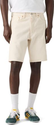 Levi's 468 Loose Denim Shorts in Ecru Bone Shorts at Nordstrom, Size 297