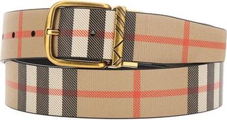 Burberry Cintura a quadri - Toni neutri