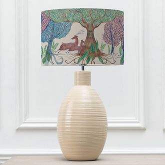 Voyage Maison Epona Table Lamp With Willow Woods Eva Lampshade in Cream