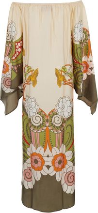 La DoubleJ Womens Long Dress Goddress Multicolour Tech Fabric