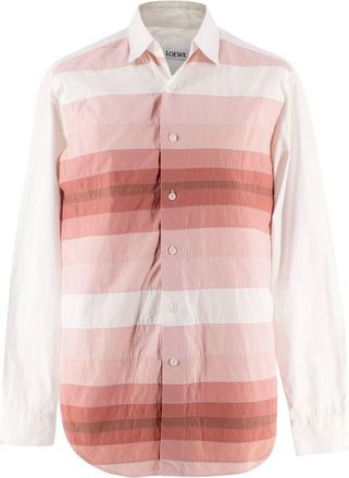 Loewe Pink Gradient Stripe Shirt Size 15