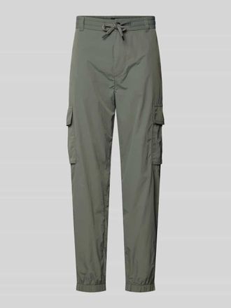 Boss Orange by Hugo Boss BOSS Orange Relaxed Fit Cargohose mit Tunnelzug Modell STRACKY in Khaki, Gr&ouml;&szlig;e 44