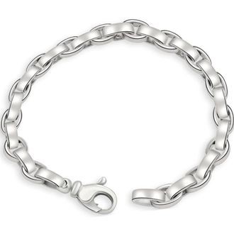 Pompeii3 Mens 14k Gold (62gram) or Platinum (114gram) 8mm Link Bracelet 8.5